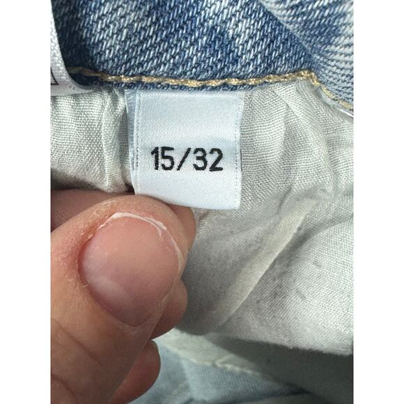 Risen Jeans Women's Sequin Peek-A Boo Wide Leg Stretch Denim Jeans - 15 (32x28) - Picture 8 of 8